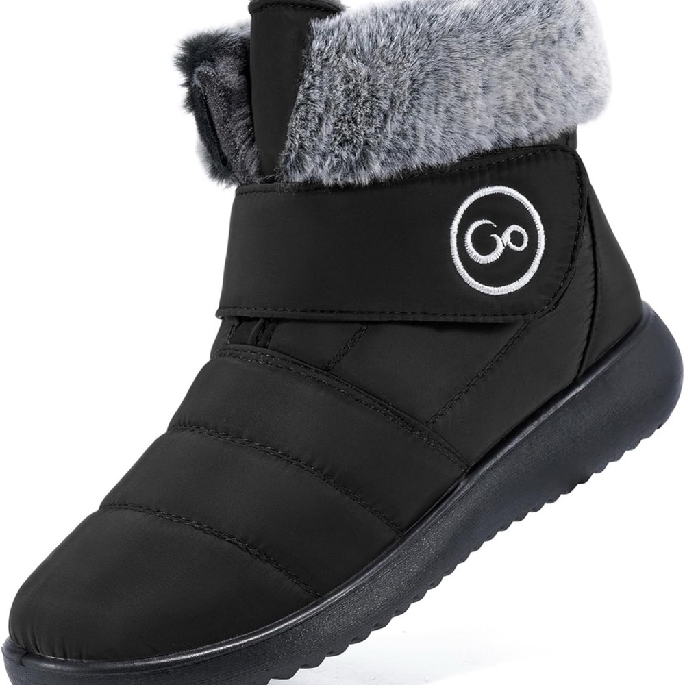 Winter Boots with Faux Fur (Size 9.5)